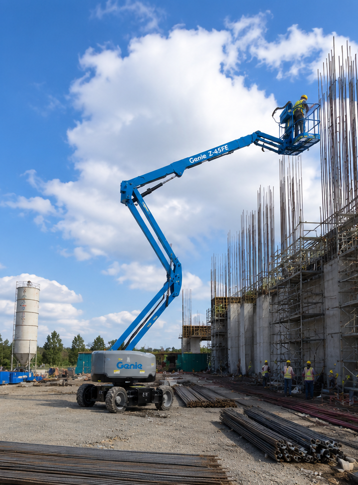 Plataforma elevadora para trabajos en altura